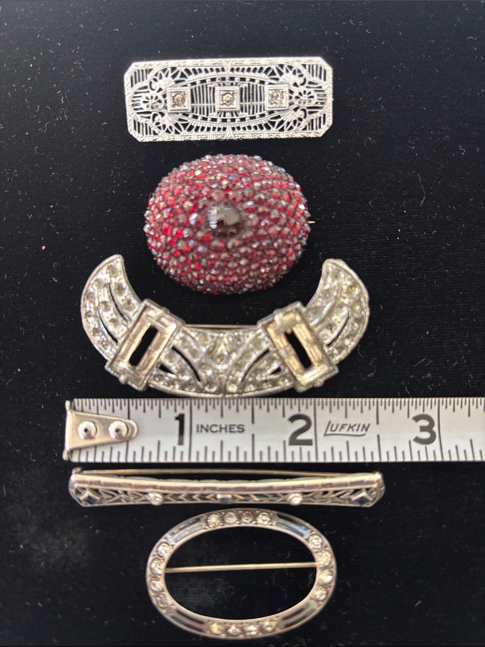 Five Brooch/Bar Pins - Picture 2 of 9